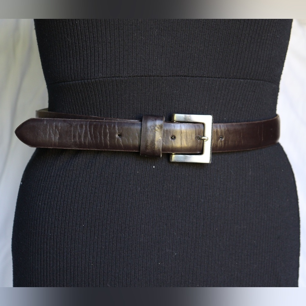 Ritz Accessory Collection Brown Leather Belt